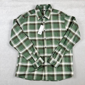 UNIQLO Plaid LONG SLEEVE FLANNEL Button up Shirt Mens SIZE Medium - NWT